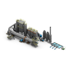 Activated carbon rotary kiln