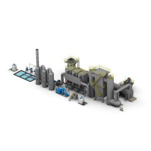 Chemical process activated carbon making machine