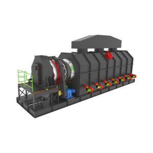 Continuous charcoal making machine