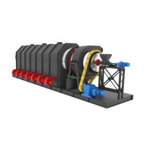 Continuous biochar furnace