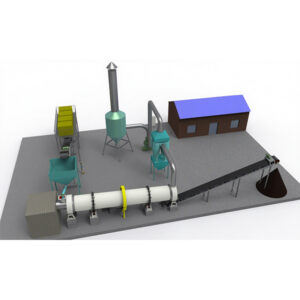 Biomass rotary dryer