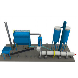 Sludge rotary dryer